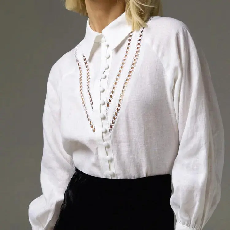 Custom Lace hollowing Tops