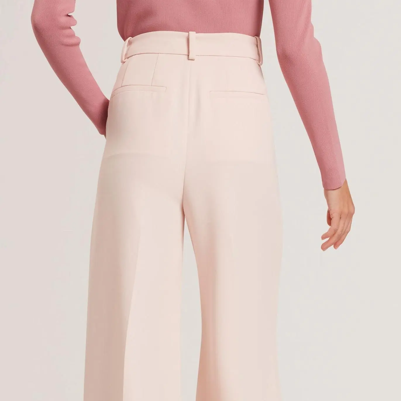 Custom Ultra Wide Leg Woven Tailored Trousers (5).jpg