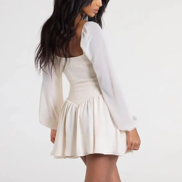 Smocked Cutout mini Dress.jpg