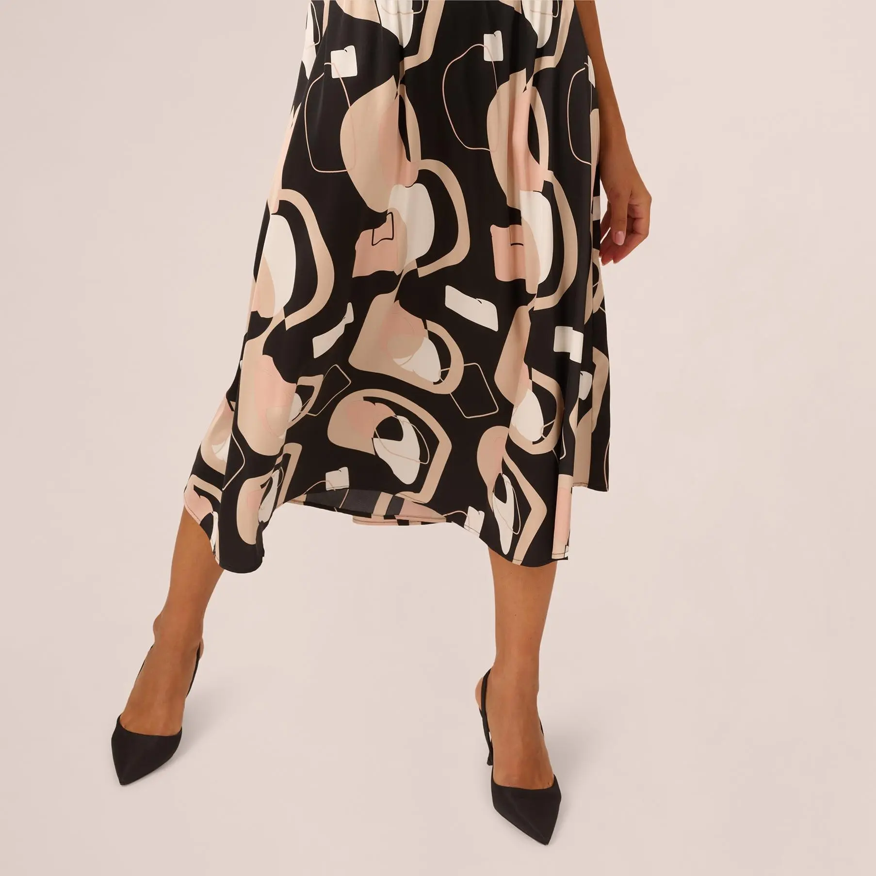Custom Print A Line Satin Midi Skirt (4).jpg