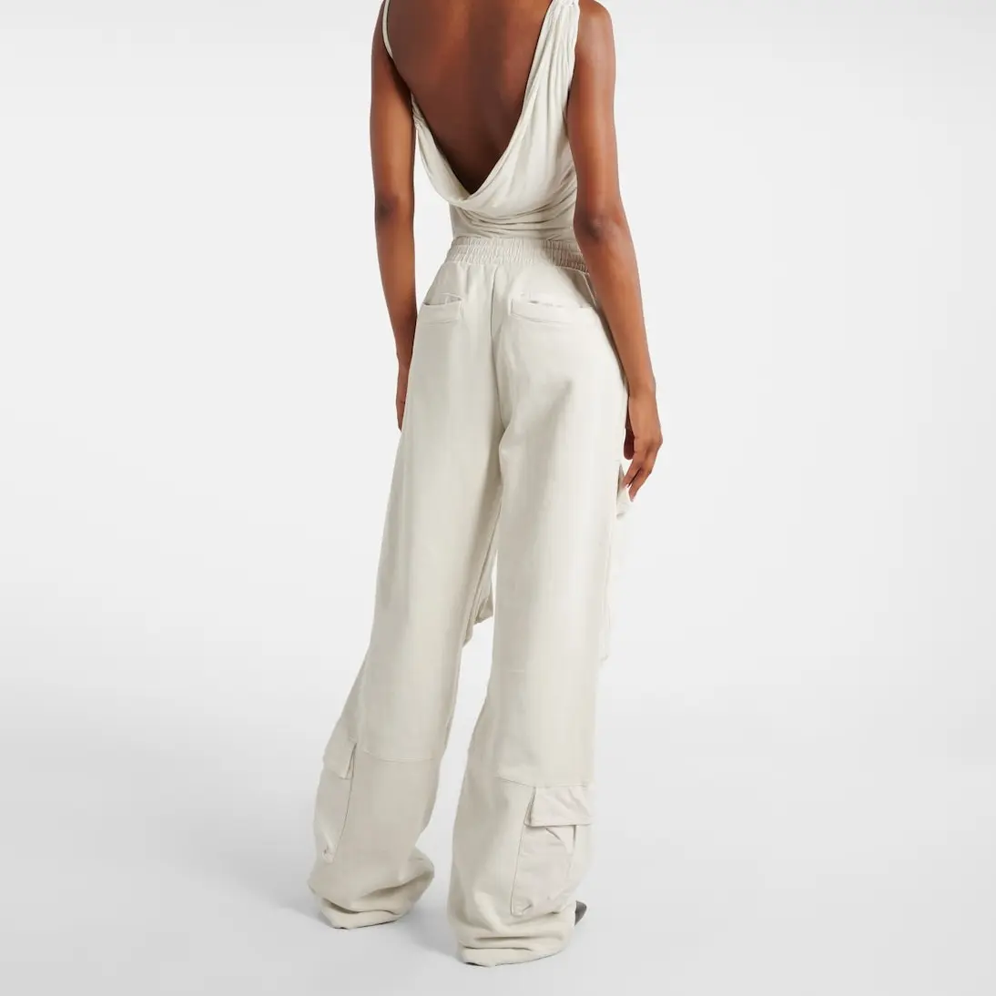 Cotton Cargo Sweatpants (2)