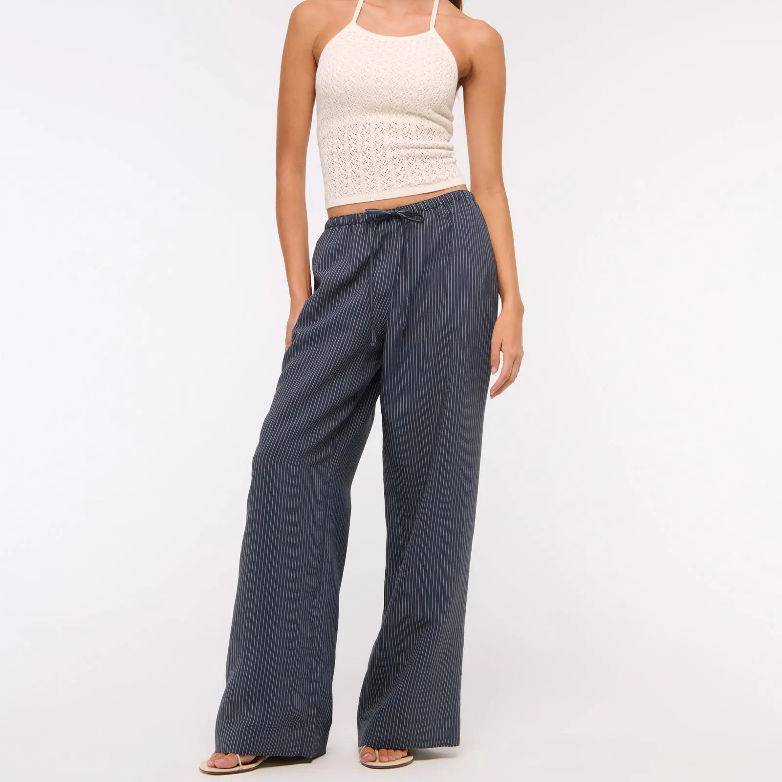 Custom Wide Leg Pull-On Pant