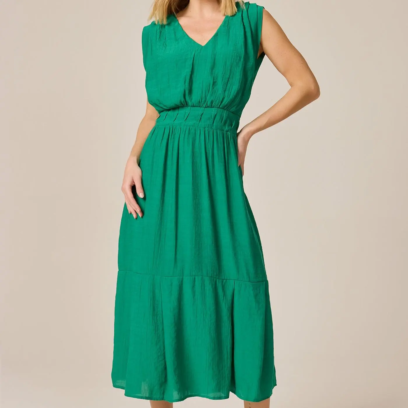 custom pleated dress