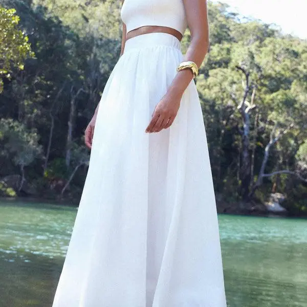 ODM Cream Midi Skirt Supplier.jpg