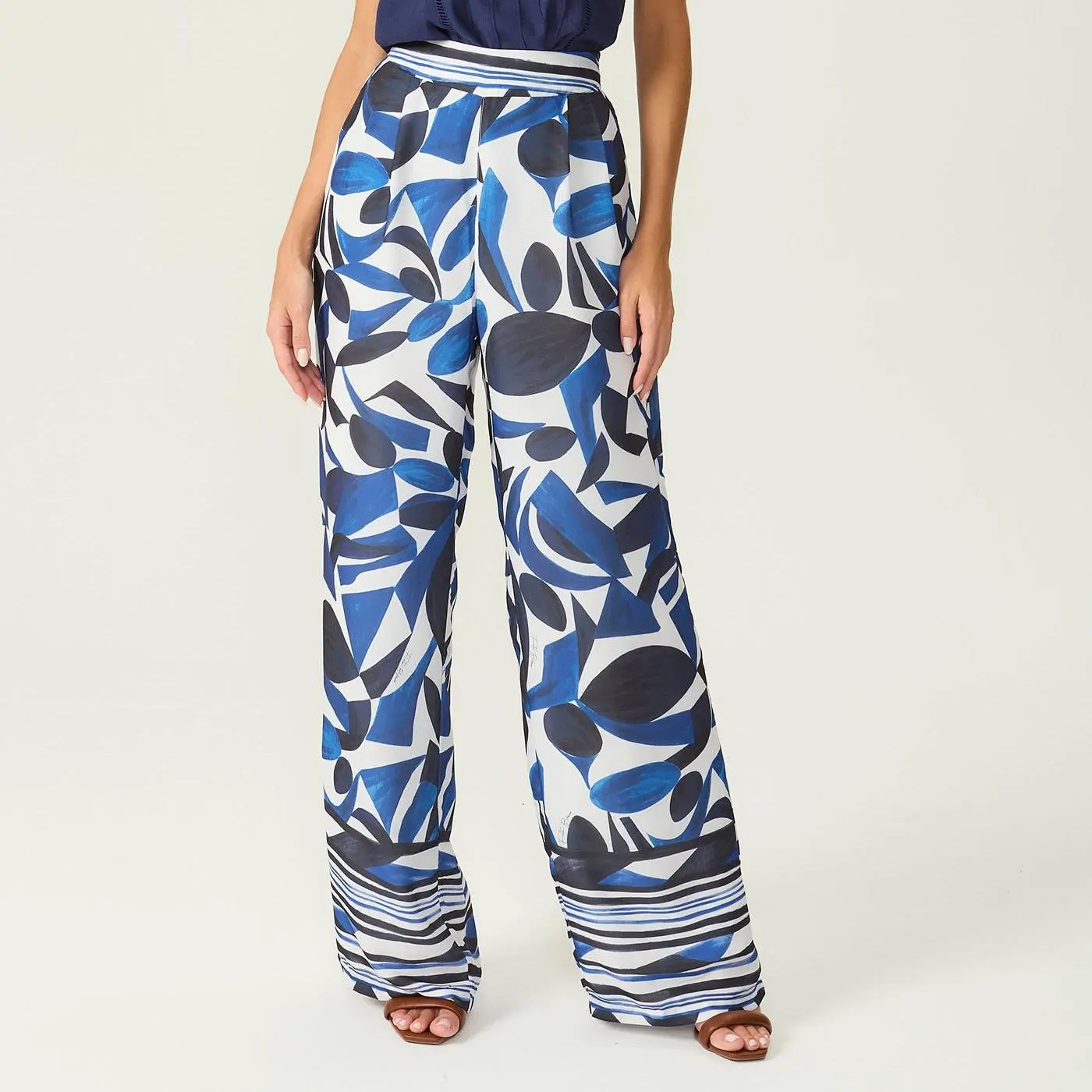 Custom Blue printed palazzo pants (2).jpg