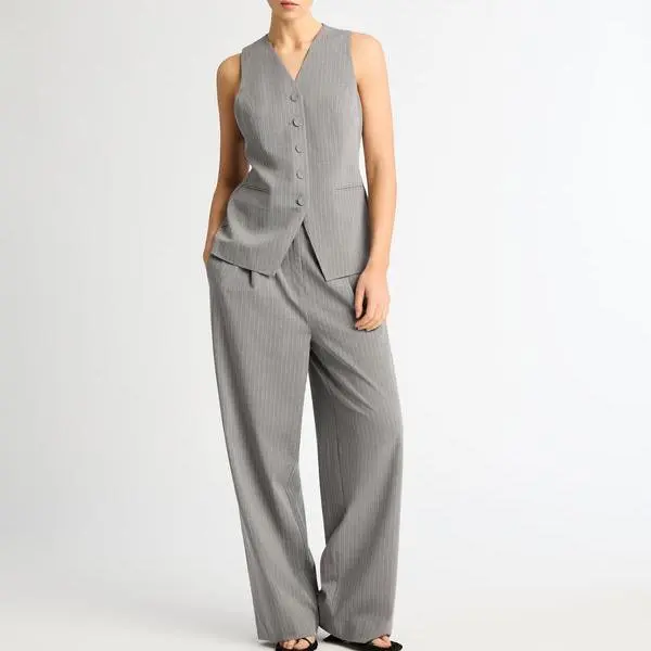 Elegant High quality  Womens Summer Loose Linen Pants for Women