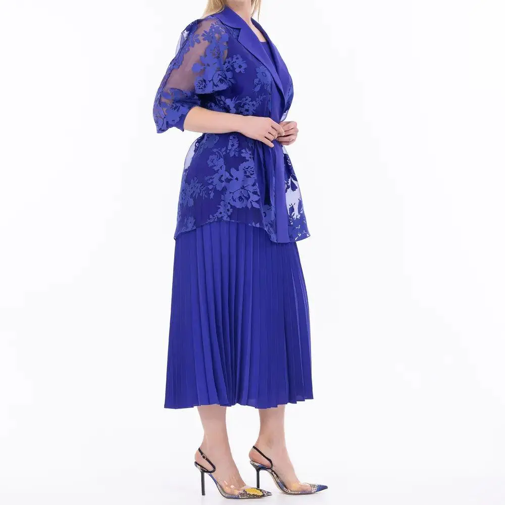 custom plus size elastic waist pleated skirt (3).jpg