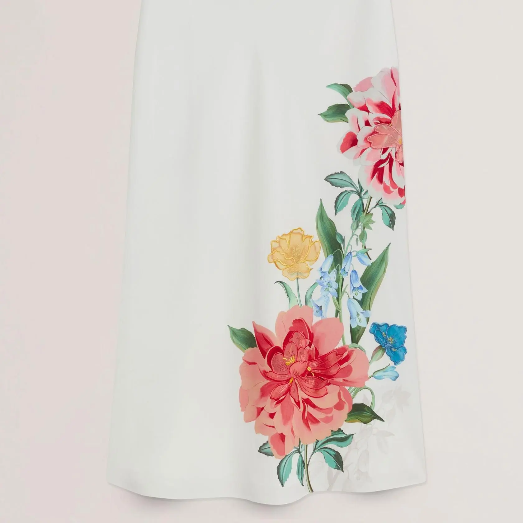 Floral Print Detail Column Midi Skirt (7).jpg