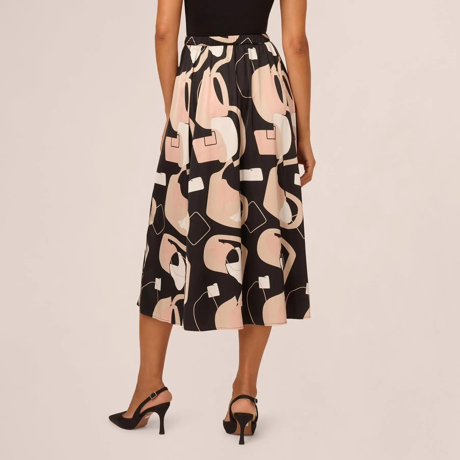 Custom Print A Line Satin Midi Skirt (6).jpg