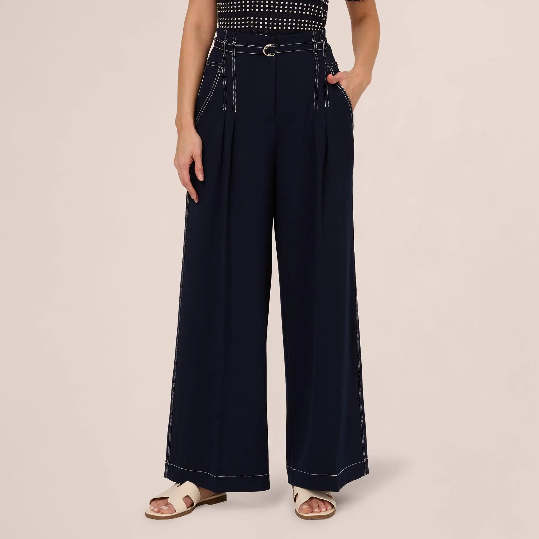 Custom Topstitch Wide Leg Paperbag Pant (2).jpg