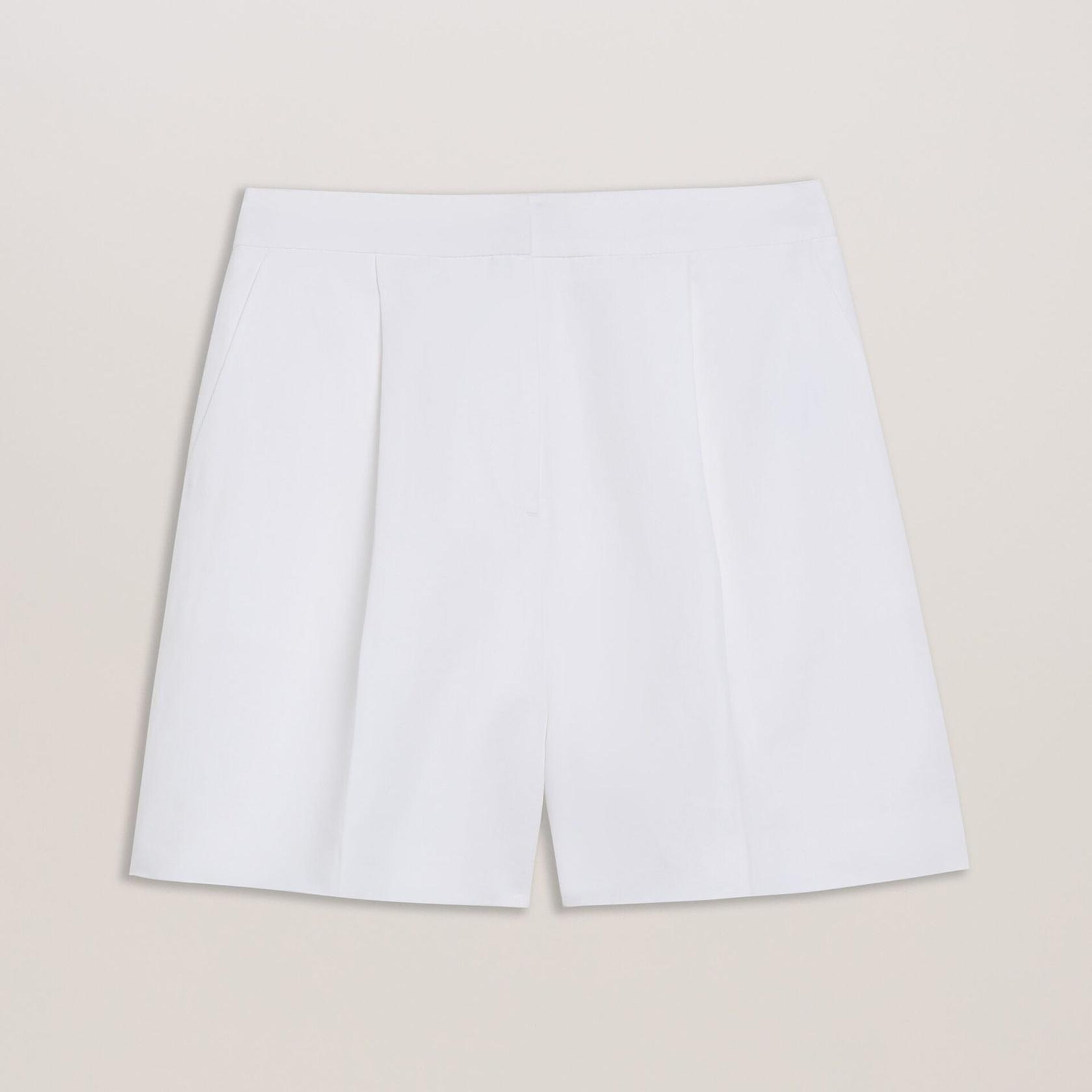 Custom High Waisted Pleated Tailored Shorts (6).jpg