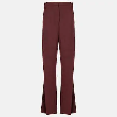 Factory custom Open Wide-Leg Pants with Flared Ends