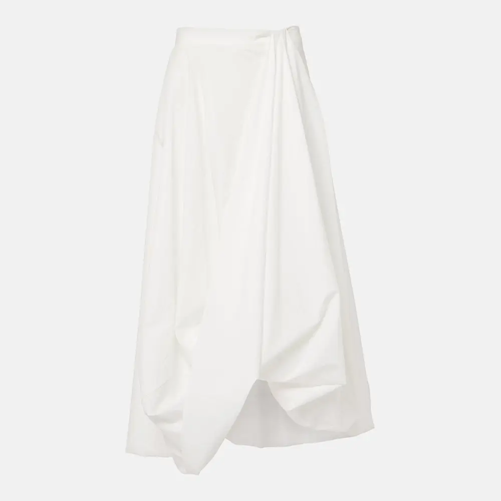 Custom Wholesale Graceful Cotton-Blend Maxi Skirt