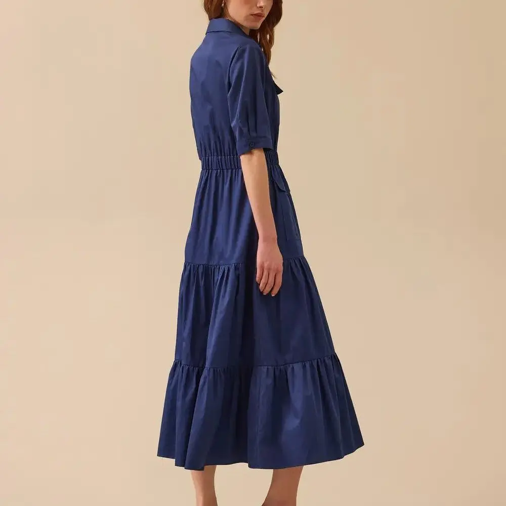 factory custom buttoned dress