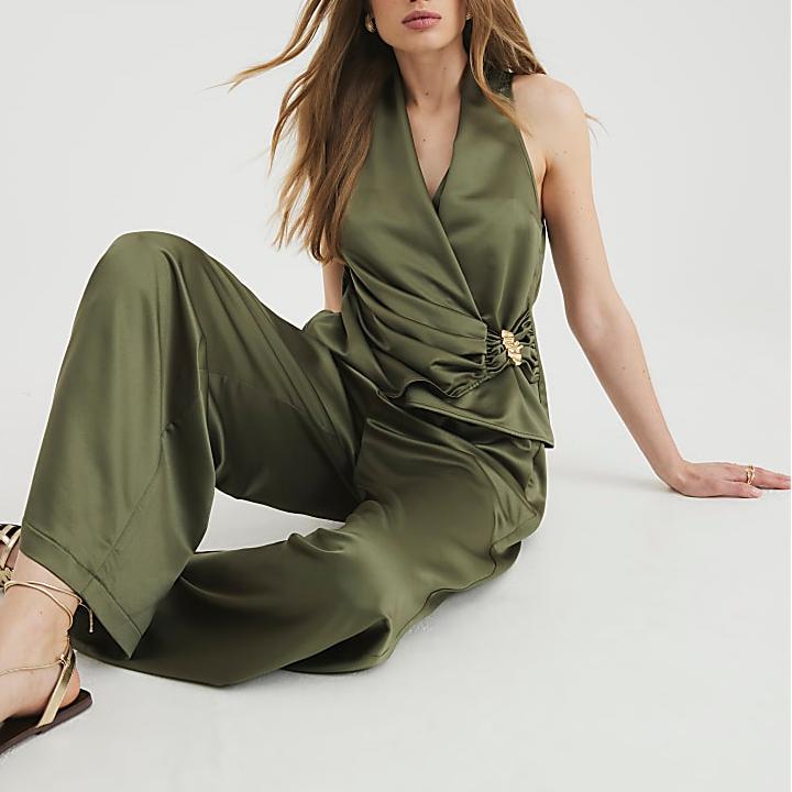 Custom Sleeveless Wrap Top
