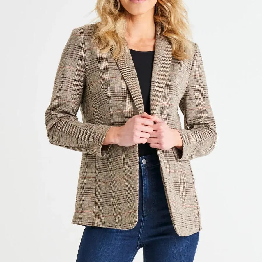 Custom Casual check suit jacket