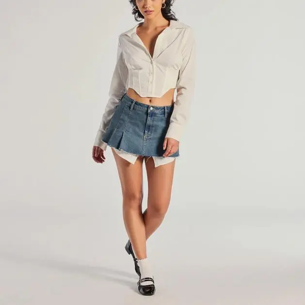 Custom women Cropped Corset fashion Top.jpg