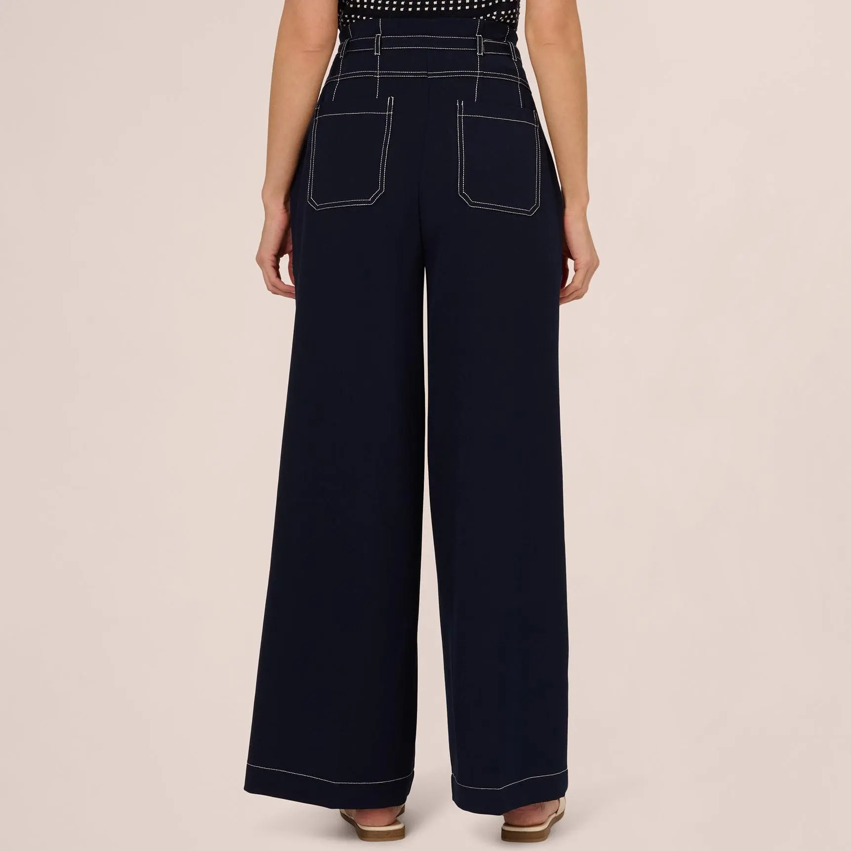 Custom Topstitch Wide Leg Paperbag Pant (6).jpg