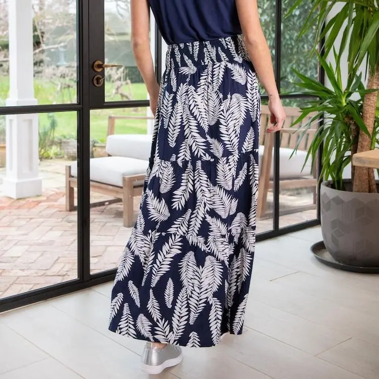 Custom Woven Frill Tiered Maxi Skirt (2).jpg
