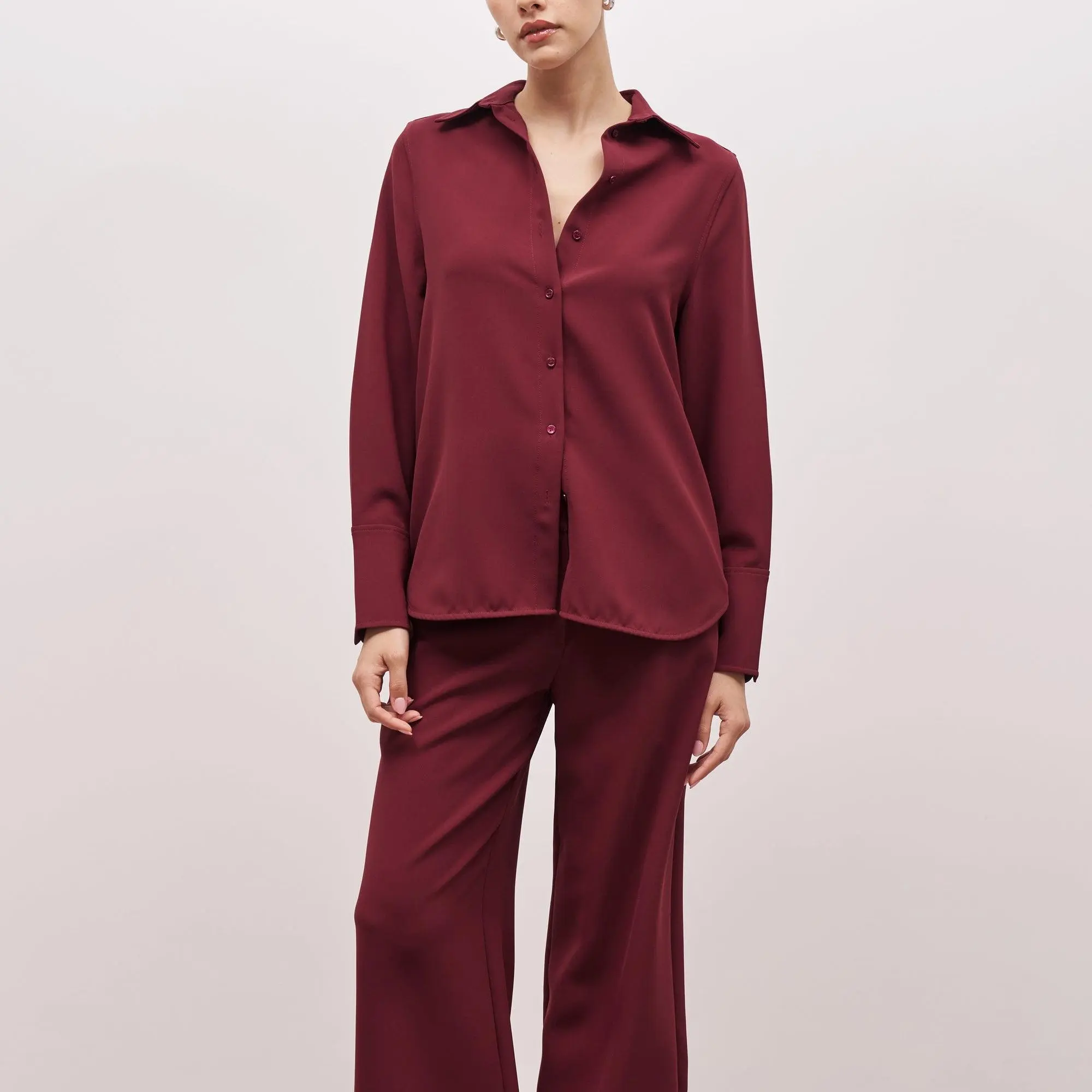 wine Oversized office Shirt.jpg