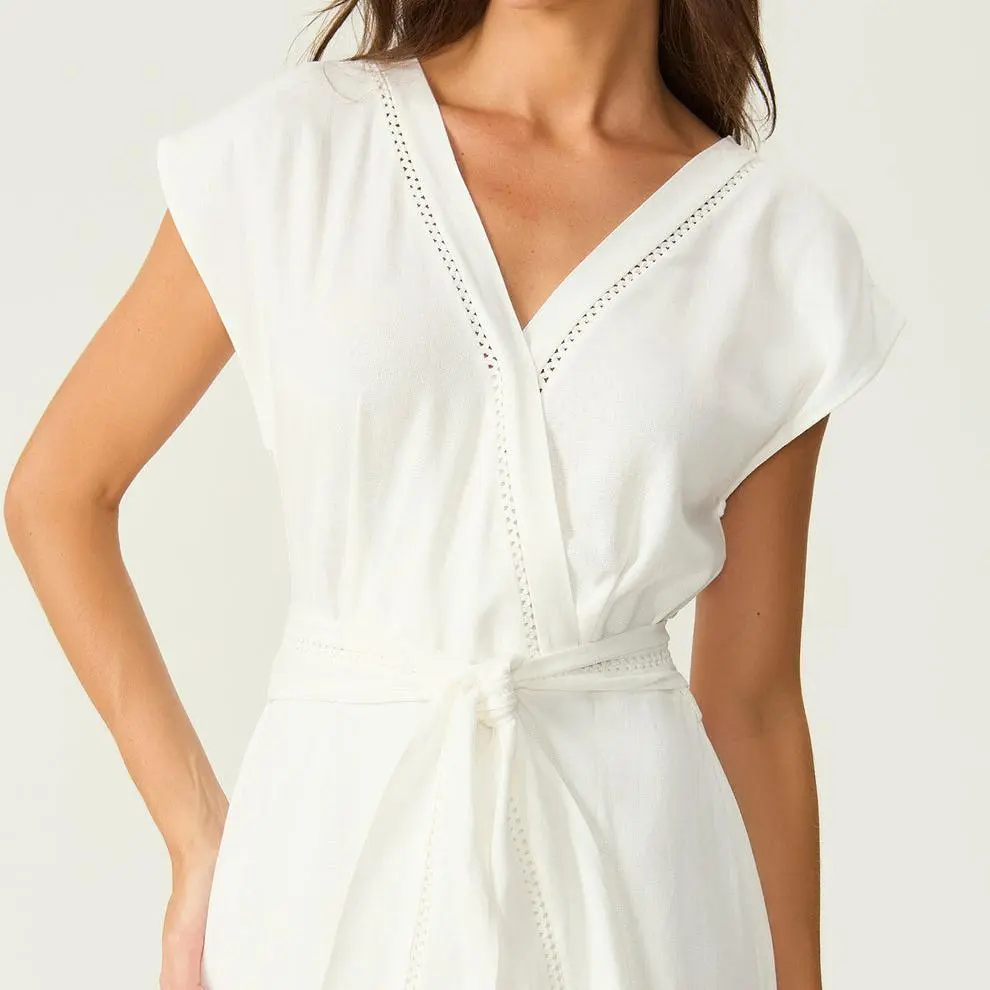 factory custom linen dress 2