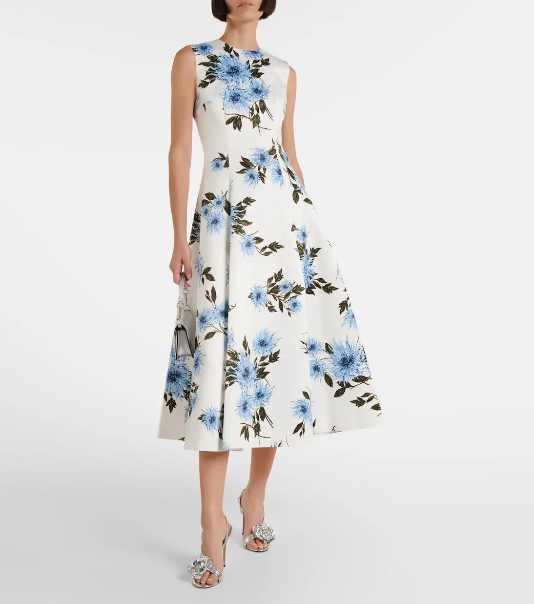 Factory OEM faille midi dress