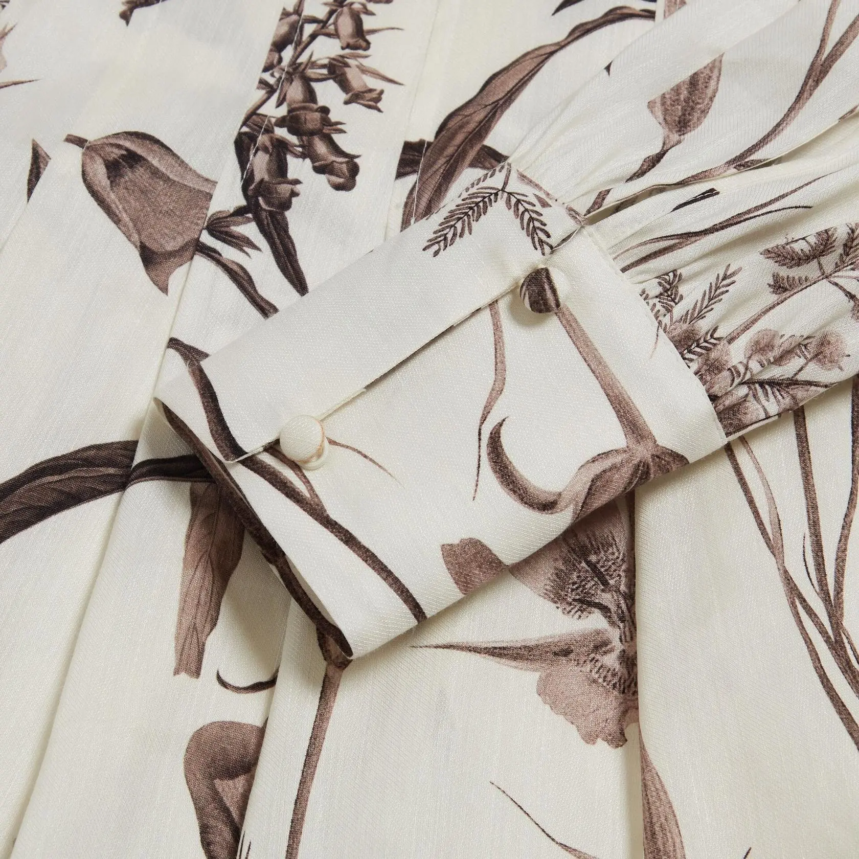 Custom Sepia Print Linen Silk Mini Shirt Dress (3).jpg