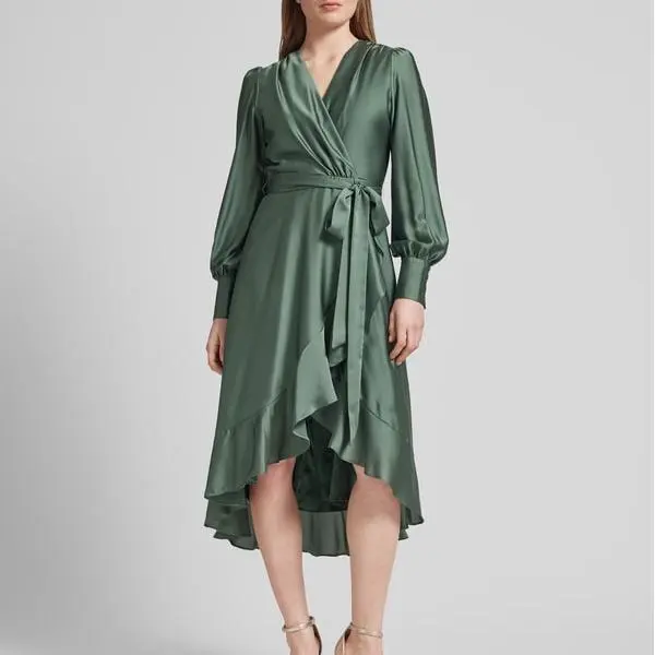 Custom tie belt green cocktail dress  (3).jpg