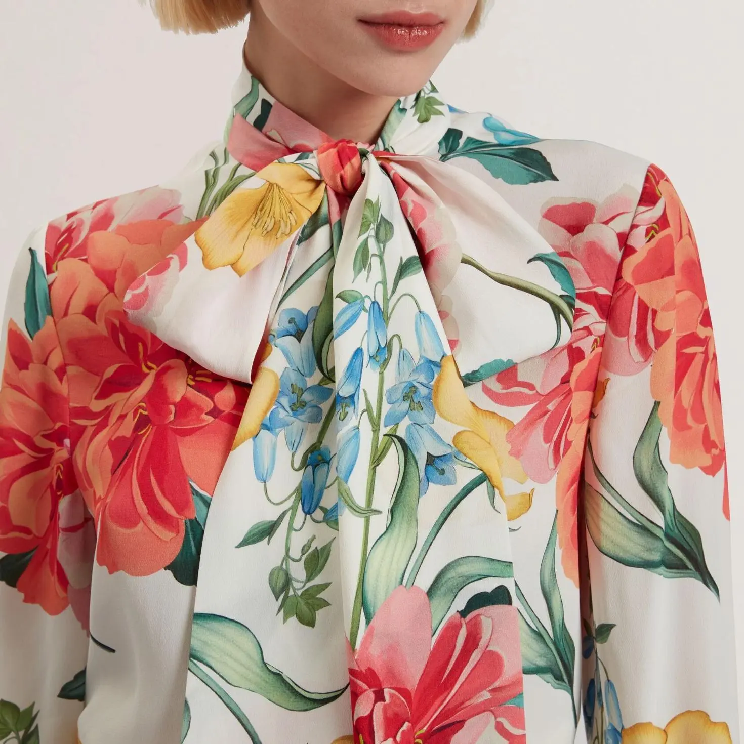 Floral Print Tie Neck Long Sleeve Blouse (4).jpg