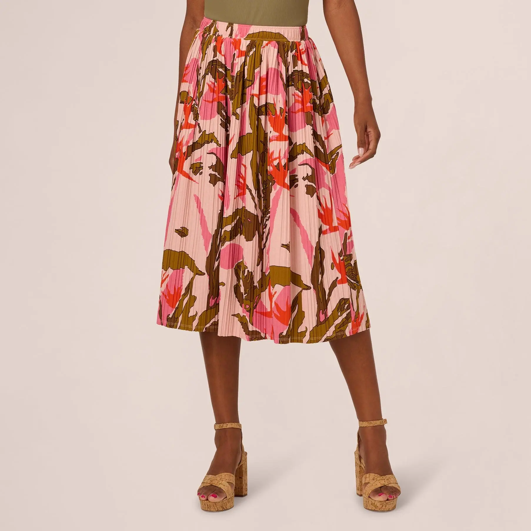 CustomPrinted A Line Midi Skirt In Pale Mauve Botanic Flora (1).jpg