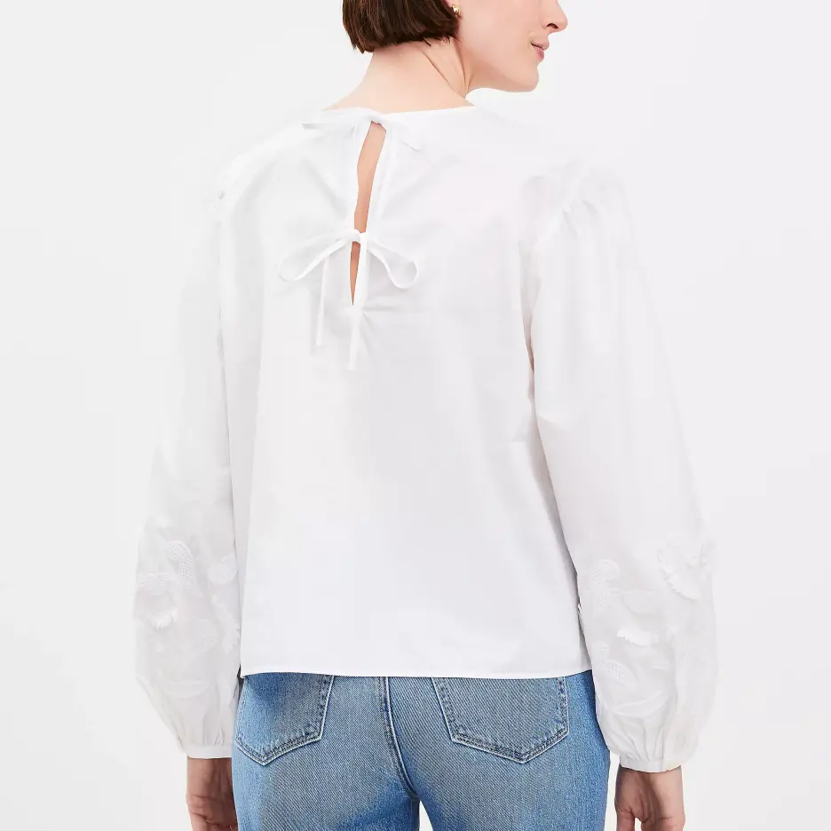Custom Lace Poplin Tie Back Blouse (2).png