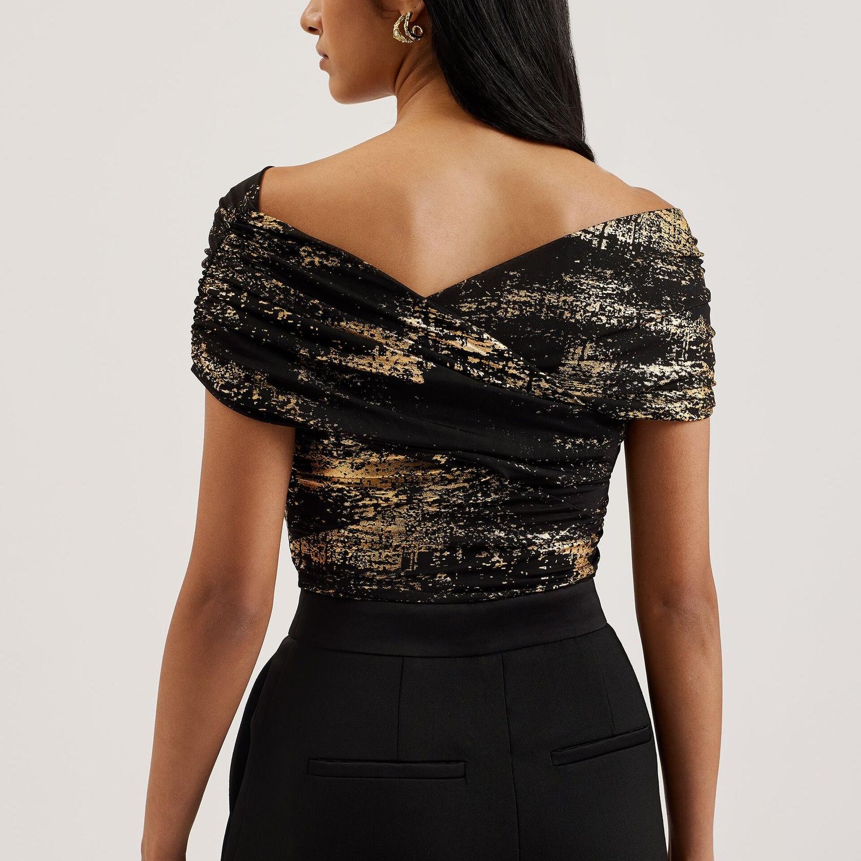 Bardot Foil Printed Mesh Top (5).jpg