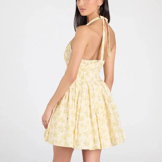 Floral lady elegant dresses women .jpg