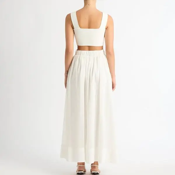 ODM Cream Midi Skirt Supplier.jpg