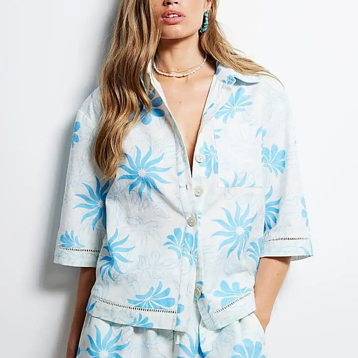 Custom Boxy Floral Shirt