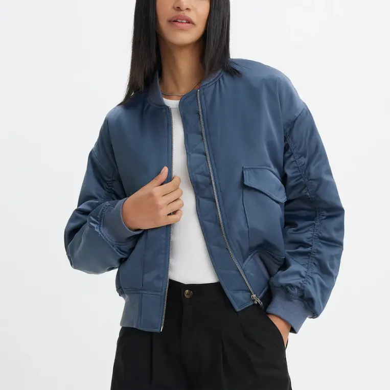 Blue Bomber - style Jacket