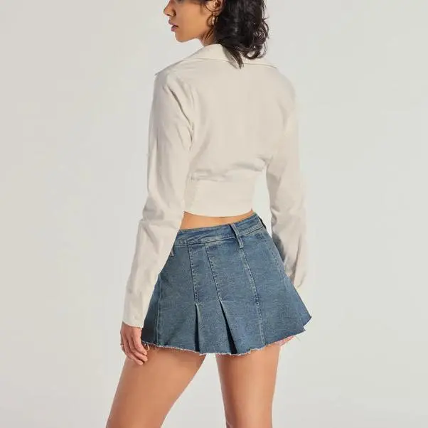 Long Sleeve Cropped Corset fashion  Top.jpg