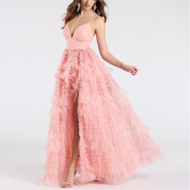 Amabella Ruffled Glitter Tulle Ball Gown women dress.jpg
