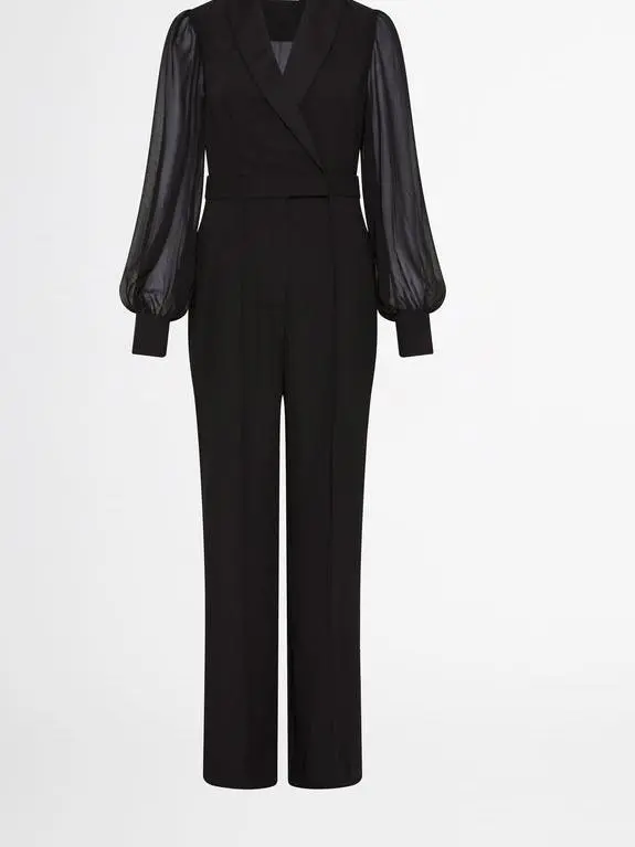 Fashion Design Women Wide Leg Jumpsuits Elegant Office Ladies Long Sleeve Jumpsuit.jpg