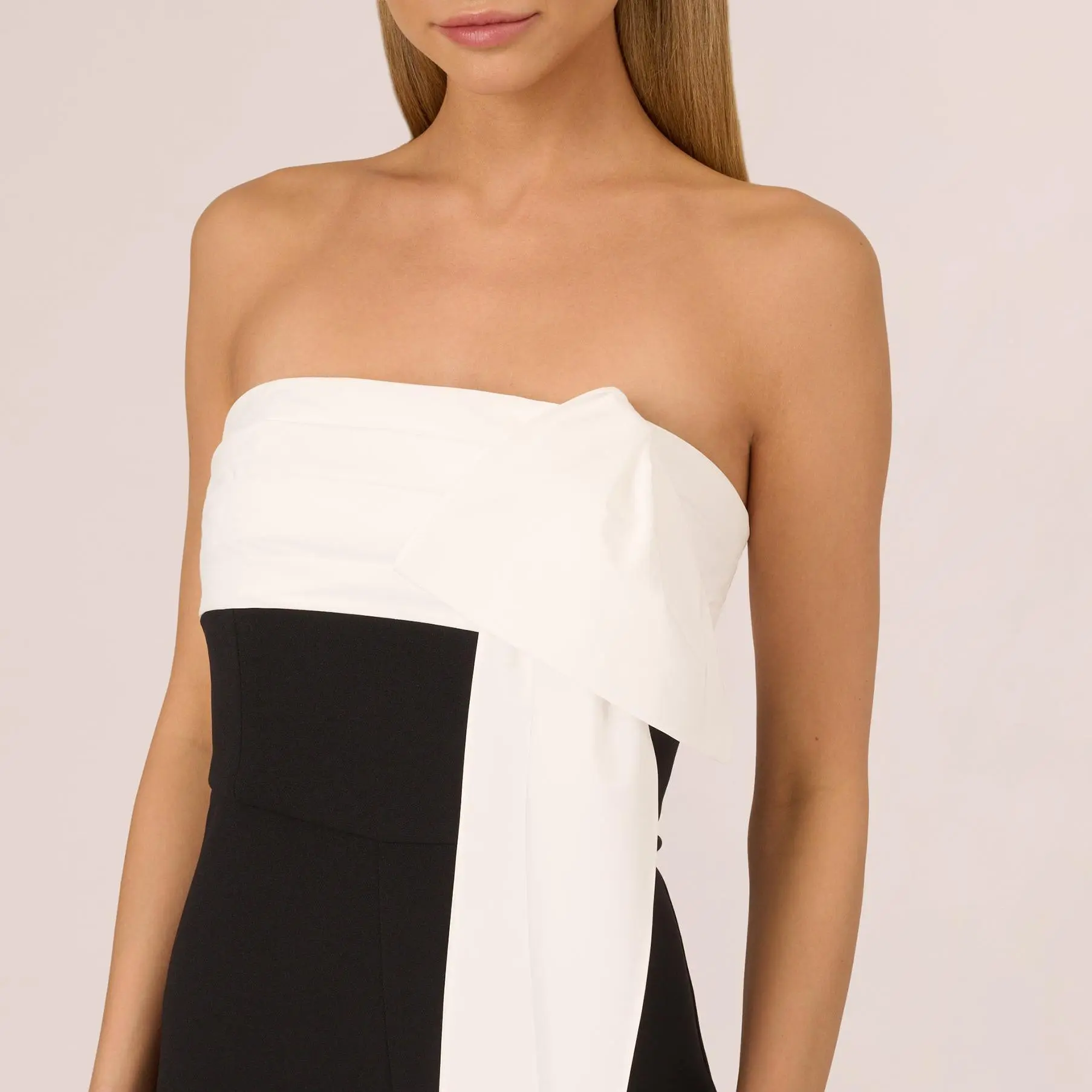 Custom Colorblock Crepe Strapless Jumpsuit (4).jpg