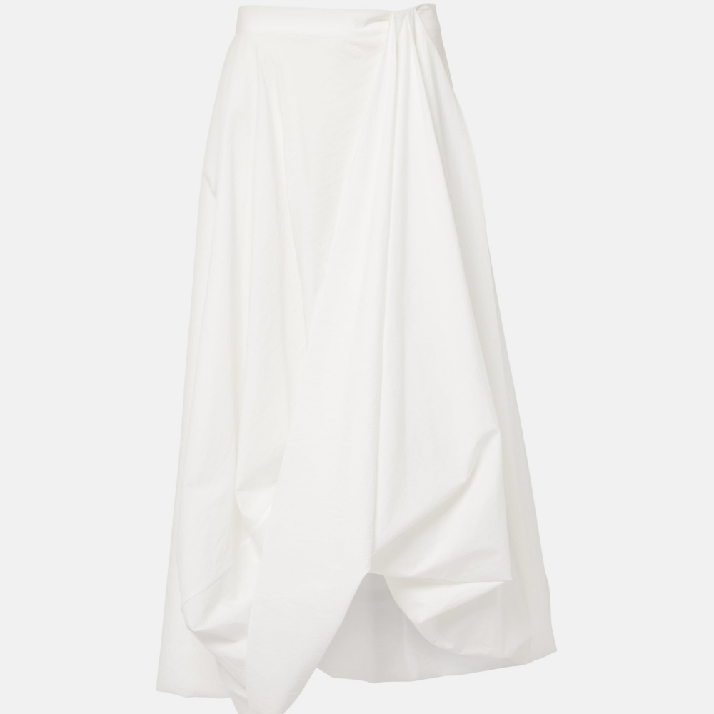 Cotton-Blend Maxi Skirt (5)