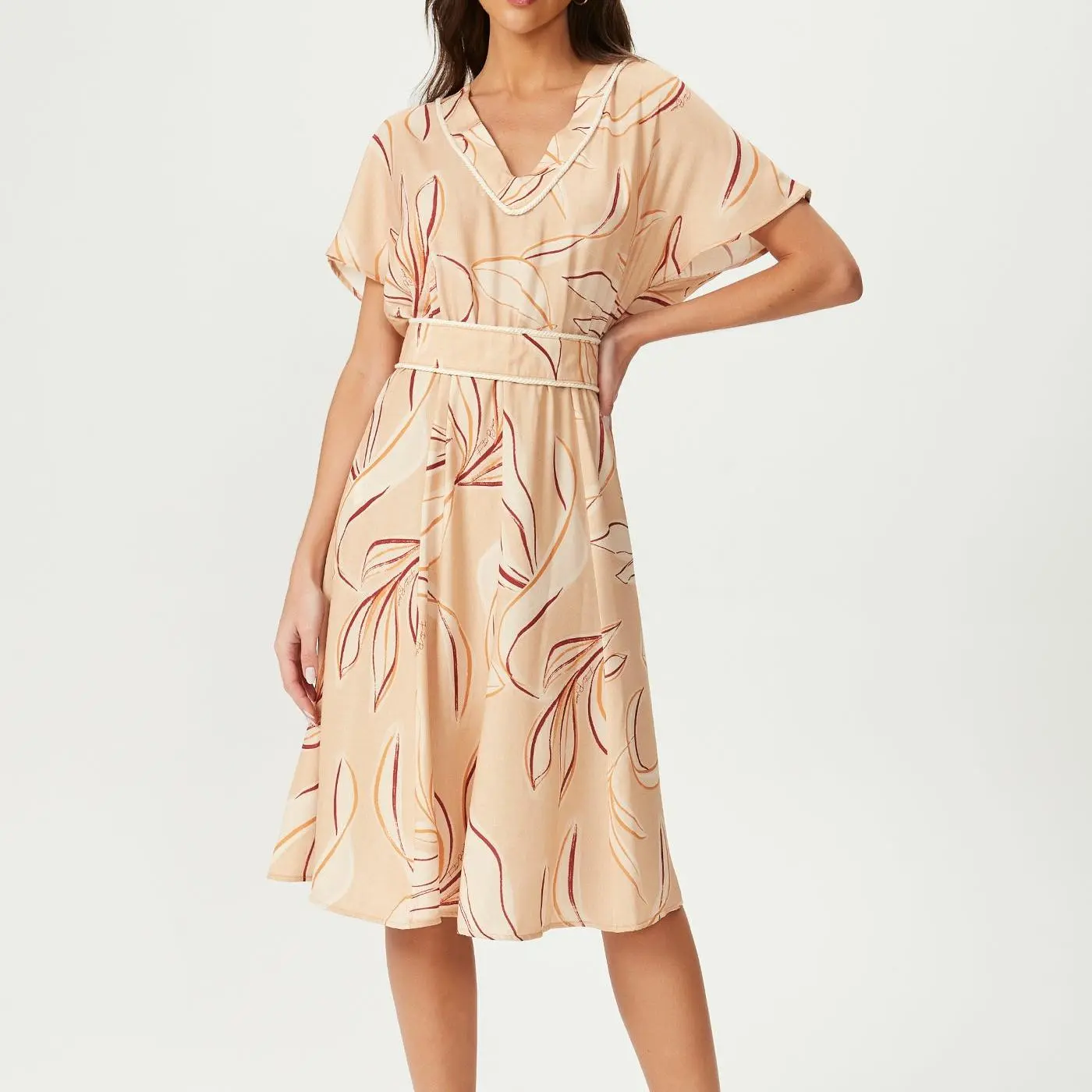 factory custom printed dress