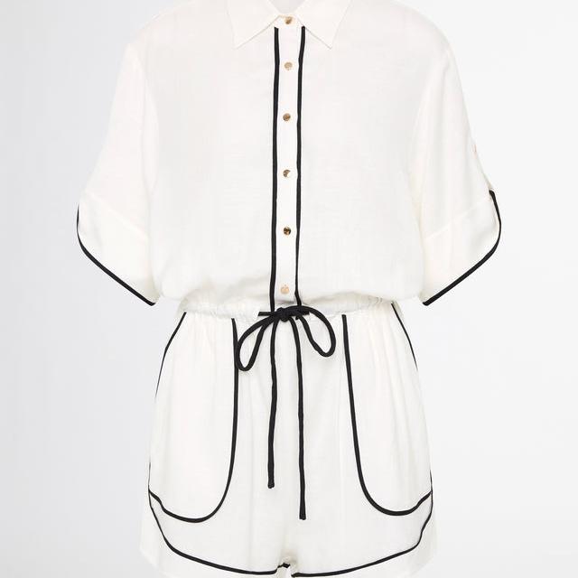 Custom Summer Women's short Sleeve Jumpsuit.jpg