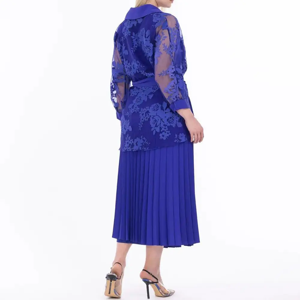 custom plus size elastic waist pleated skirt (4).jpg