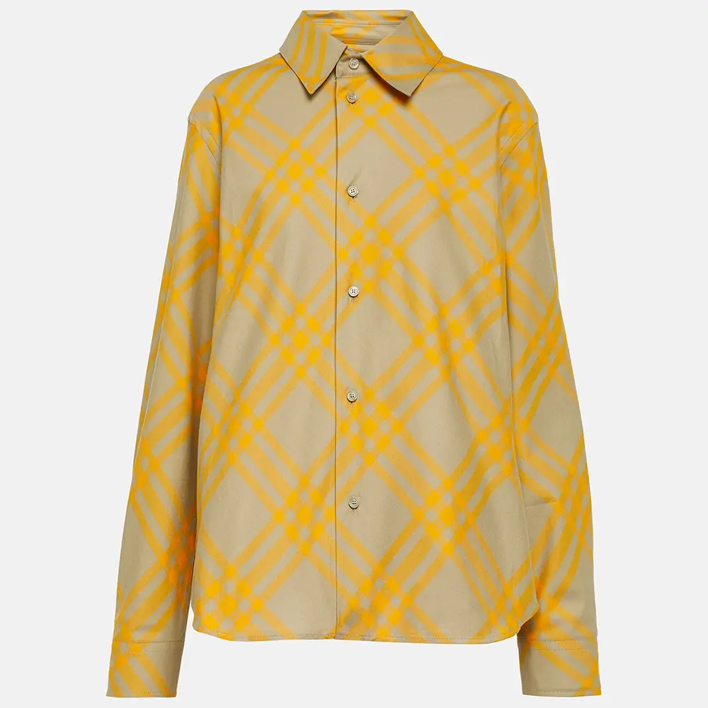 Factory OEM/ODM Custom Elegant Check Cotton Shirt