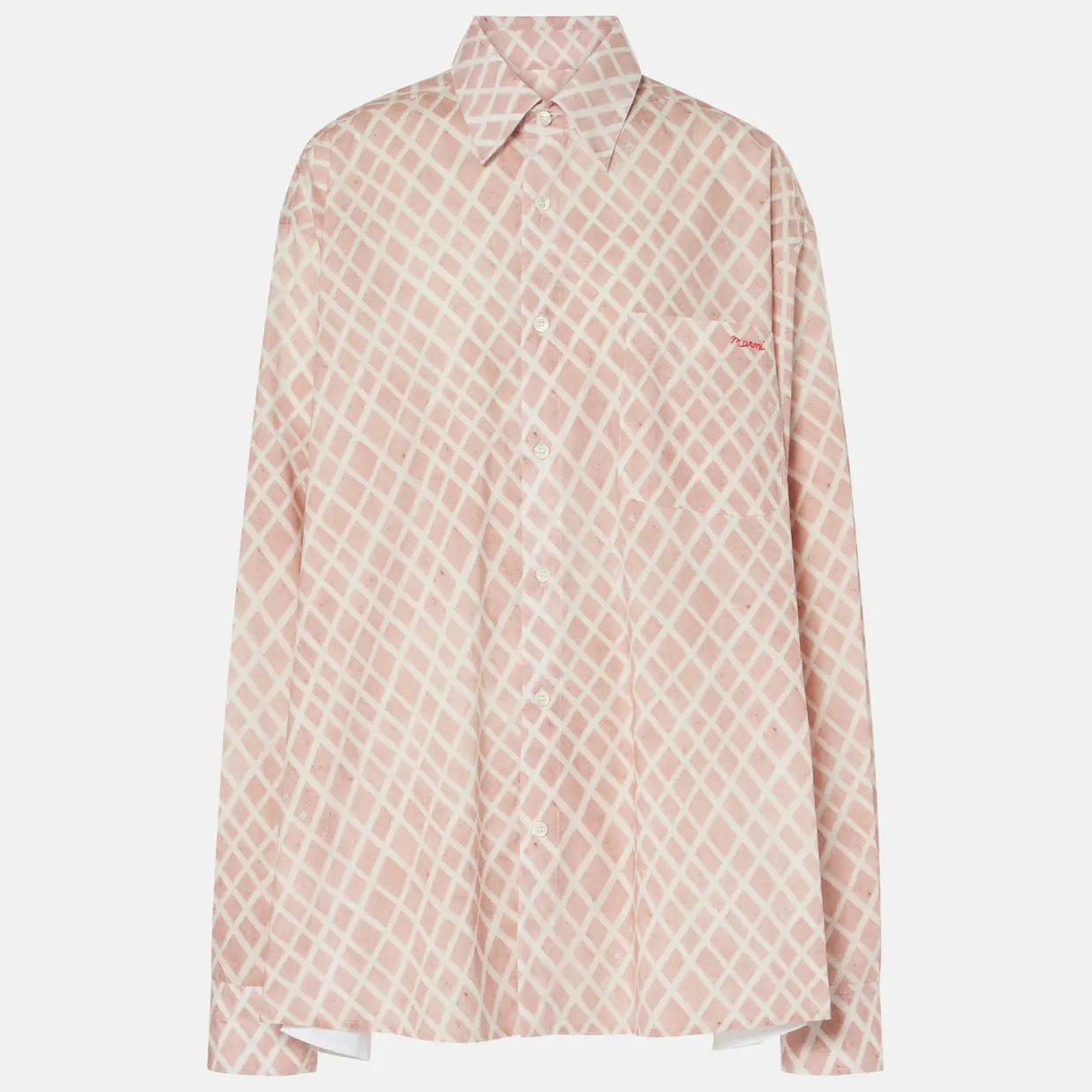 Factory Custom Checked Cotton Poplin Shirt