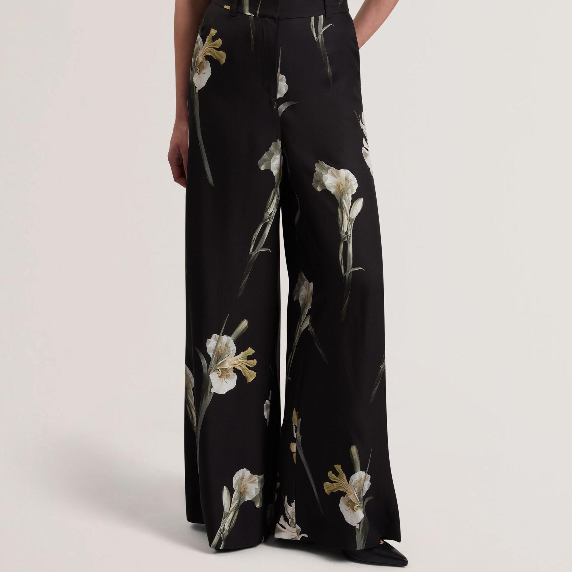 Custom Floral Print Wide Leg Tailored Trousers (2).jpg
