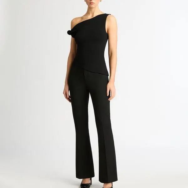 Plus Size Tall Semi Formal Outfit Working Long Pants for Women
