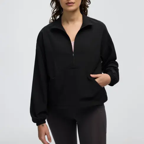 Black Quarter - Zip Pullover Jacket