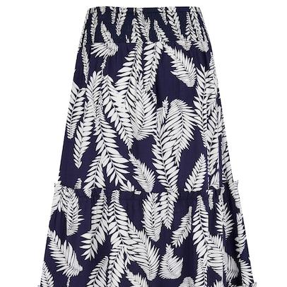 Custom Woven Frill Tiered Maxi Skirt (4).jpg